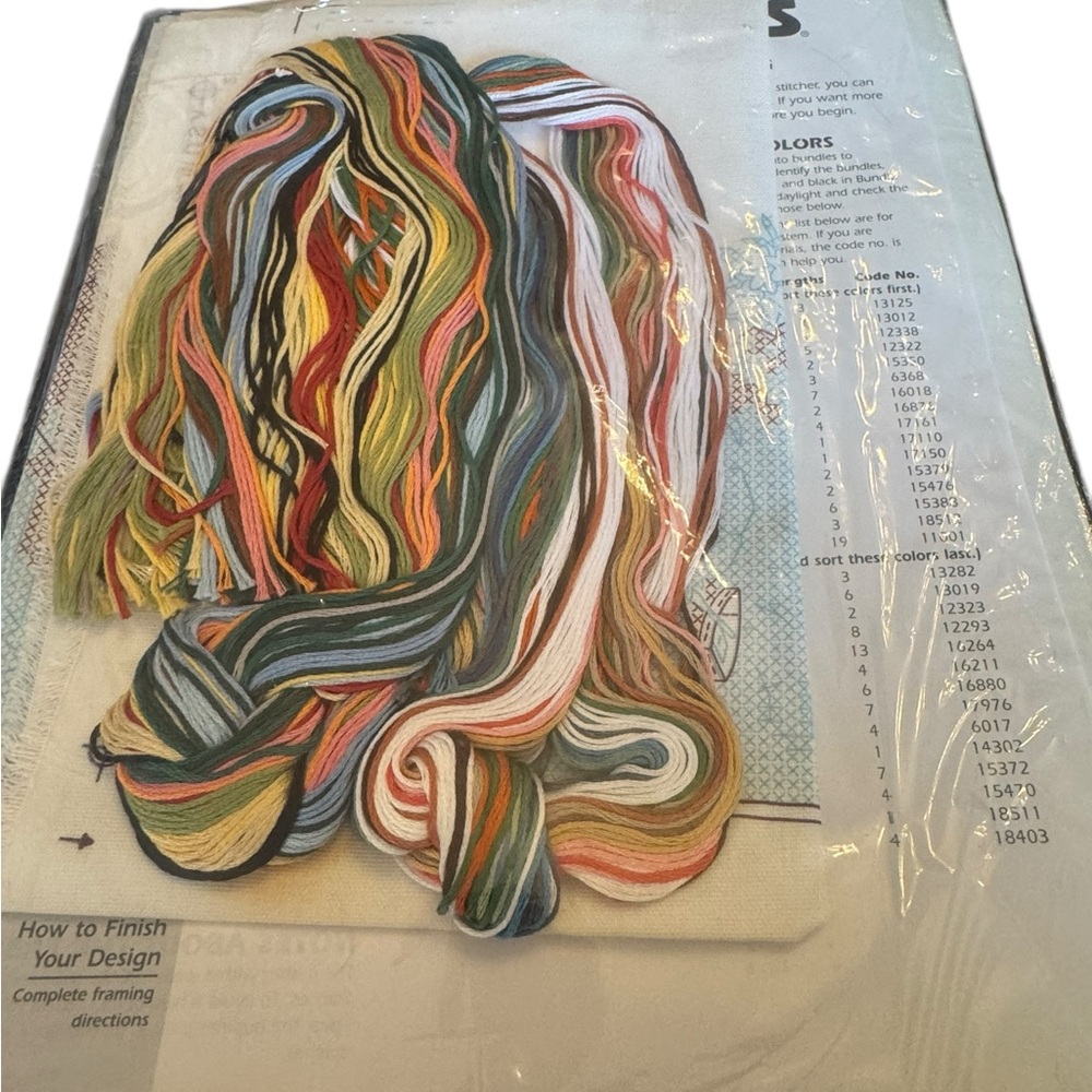 Dimensions Stamped Seasons Cross Stitch Kit - Picture 6 of 7